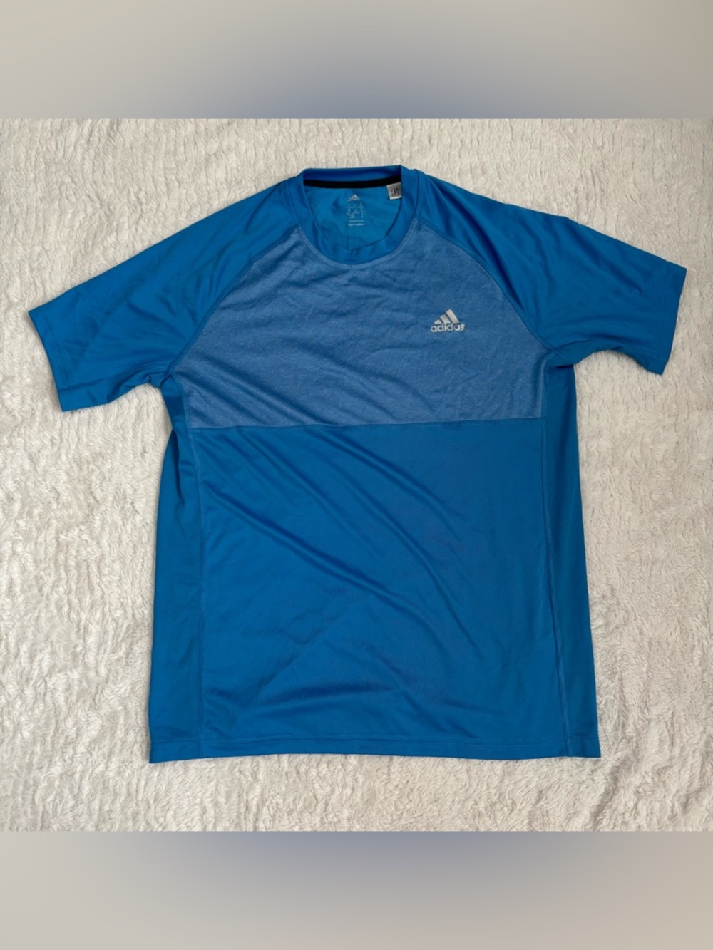 adidas Blue Climacool Performance Tee